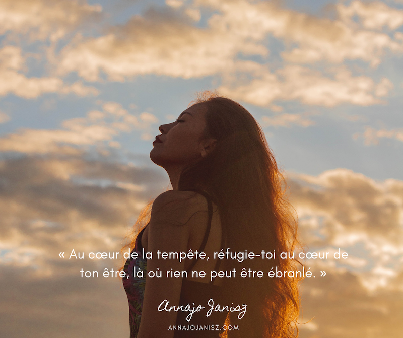 Citation de la célèbre femme écrivain poétesse spirituelle française contemporaine Annajo Janisz sur l'éveil des consciences